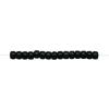 Colorations Black Pony Beads, 1/2 lb. Approx. 800 Pcs in Resealable Stand-Up Storage, Accent Beads, Hair Accessory, Slime, Stringing, Learn, Teachers, Kids, Creative, Arts & Crafts (Item # SPONYBK)