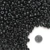 Colorations Black Pony Beads, 1/2 lb. Approx. 800 Pcs in Resealable Stand-Up Storage, Accent Beads, Hair Accessory, Slime, Stringing, Learn, Teachers, Kids, Creative, Arts & Crafts (Item # SPONYBK)
