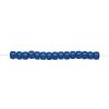 Colorations Blue Pony Beads, 1/2 lb. approx. 800 Pcs in Resealable Stand-Up for Storage, Accent Beads, Hair Accessory, Slime, Stringing, Learn, Teachers, Kids, Creative, Arts & Crafts (Item # SPONYBL)