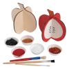 Colorations Decorate Your Own, Easy Build 2-Piece Wooden Pumpkins, Great for Fall or Halloween in Class or at Home-Set of 12