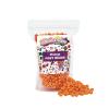 Colorations Orange Pony Beads, 1/2 lb. Approx. 800 Pcs in Resealable Stand-Up Storage, Accent Beads, Hair Accessory, Slime, Stringing, Learn, Teachers, Kids, Creative, Arts & Crafts (Item # SPONYOR)