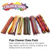 Colorations Pipe Cleaners, Pack of 250 – Soft Pipe Cleaners for Crafts, Versatile and Easy to Use – Includes 6 Different Colored Pipe Cleaner Varieties – Ideal for Classroom and Home Learning