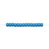 Colorations Turquoise Pony Beads, 1/2 lb. Approx. 800 Pcs in Resealable Stand-Up Storage Bag, Accent Beads, Hair Accessory, Slime, Stringing, Learn, Teachers, Kids, Arts & Crafts (Item # SPONYTU)