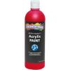 Colorations Artist Quality Acrylic 18 Color Paint Set. 16 oz (473ml) – Made in United States, Paraben-Free, Non-Toxic, Acrylic Paint for Adults and Kids(Crimson)