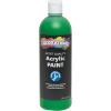 Colorations Artist Quality Acrylic 18 Color Paint Set. 16 oz (473ml) – Made in United States, Paraben-Free, Non-Toxic, Acrylic Paint for Adults and Kids(Green)