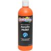 Colorations Artist Quality Acrylic 18 Color Paint Set. 16 oz (473ml) – Made in United States, Paraben-Free, Non-Toxic, Acrylic Paint for Adults and Kids(Orange)