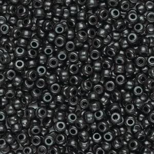 Colorations Black Pony Beads, 1/2 lb. Approx. 800 Pcs in Resealable Stand-Up Storage, Accent Beads, Hair Accessory, Slime, Stringing, Learn, Teachers, Kids, Creative, Arts & Crafts (Item # SPONYBK)