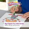 Colorations Large Triangular Crayon Classroom Pack, 16 Colors, 20 of Each, Set of 200, Shape is Easier to Hold & Grip, Glide Easily, Kids School Supplies(400 Count (Pack of 1))