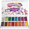 Colorations Regular Size Triangular Crayon Classroom Pack, 16 Colors, 13 of each, Set of 208, Easy-Grip Non-Toxic Crayons for Kids, School Supplies, Classroom Must Haves(208 Count (Pack of 1))