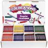 Colorations Regular Size Triangular Crayon Classroom Pack, 16 Colors, 13 of each, Set of 208, Easy-Grip Non-Toxic Crayons for Kids, School Supplies, Classroom Must Haves(800 Count (Pack of 1))