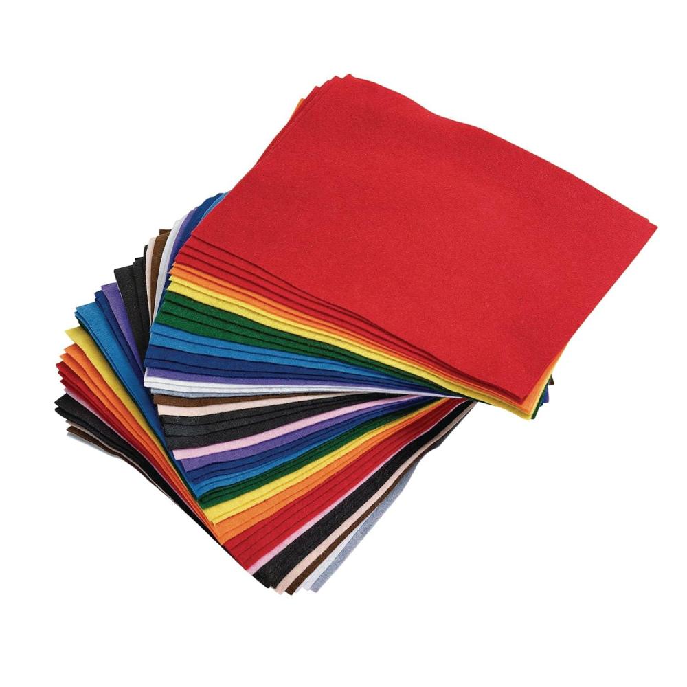 image:imageColorations 100 Polyester Felt Sheets 9 inches x 12 inches 13 colors 1mm Thick 50 Sheet Pack for Sewing and DIY Arts amp Crafts Projects BlueGrayGreenOrangePurpleWhite