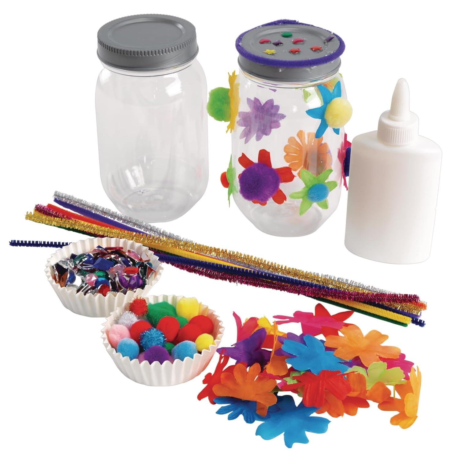 image:imageColorations AllPlastic Mason Jar Set of 6 Item SAFEMJAR