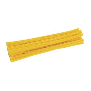Colorations IPCYE Yellow Chenille Stem Pipe Cleaners, Pack of 100, Arts & Crafts, Decorating, STEM, Single Color, Activities for Kids, Crafting, Straw Cleaner, DIY