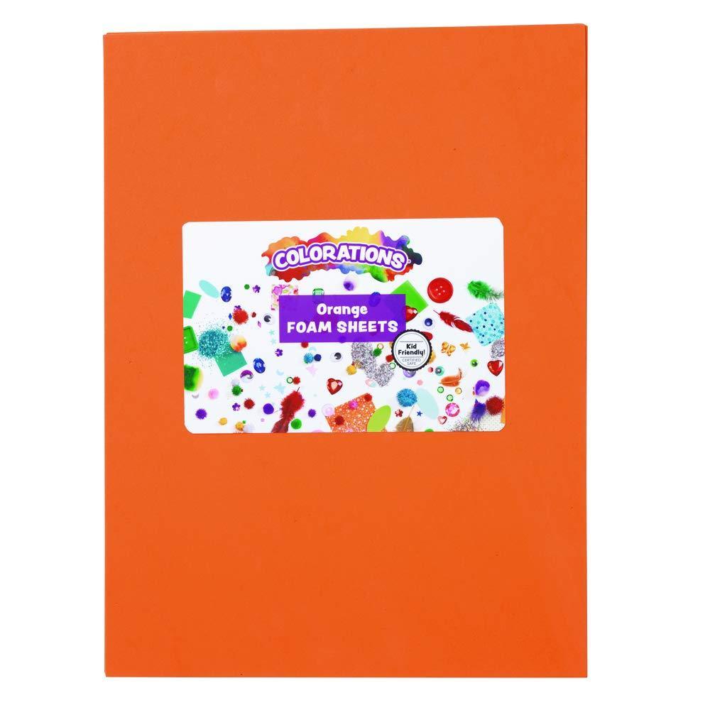 image:imageOrange Foam Sheets 10 Pieces Item CLRFMOR