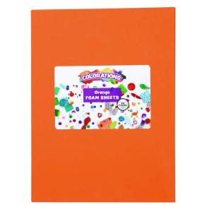 Orange Foam Sheets – 10 Pieces (Item # CLRFMOR)