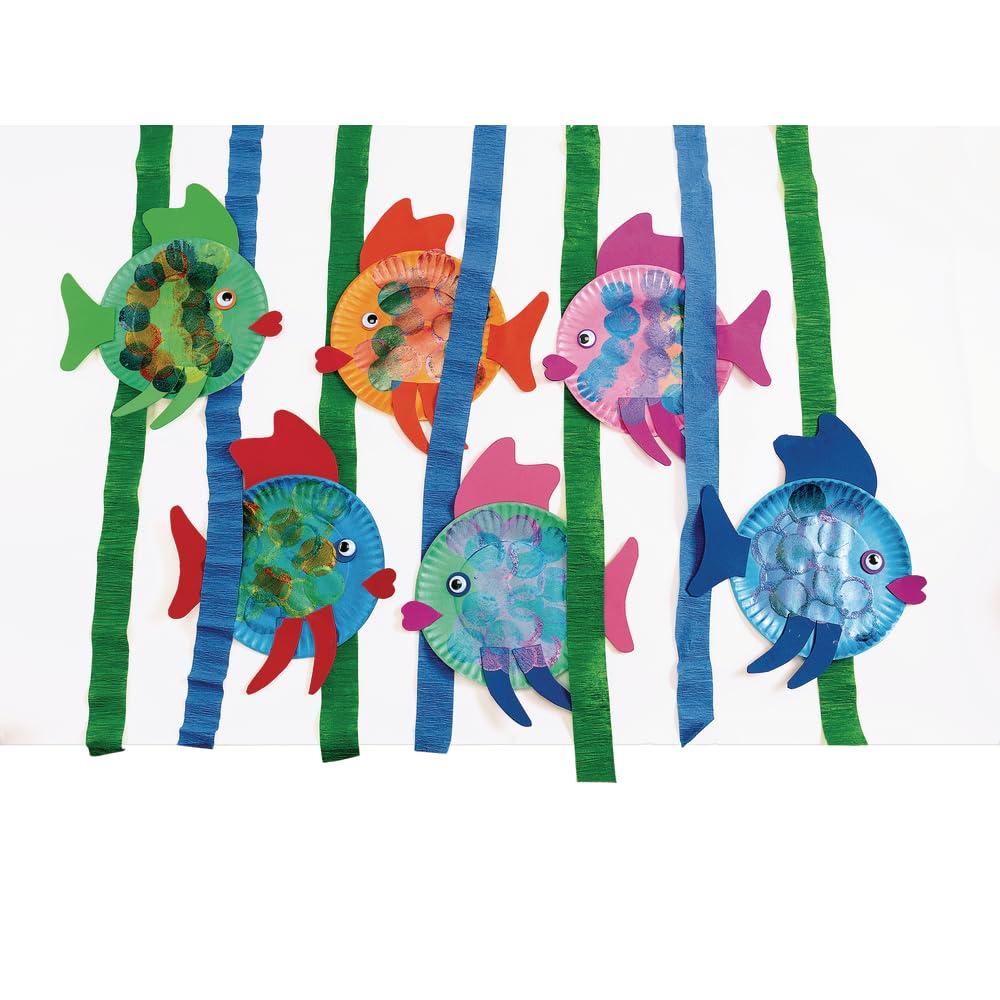 image:imageColorations Crepe Paper Streamers Bright Colors Set of 6 Item STRMRS