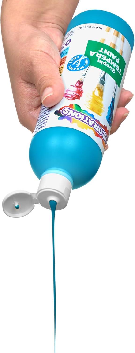 image:imageColorations ParabenFree Tempera Paint for Kids Light Green 16 Ounce Bottle NonToxic and Made in The USALight Green