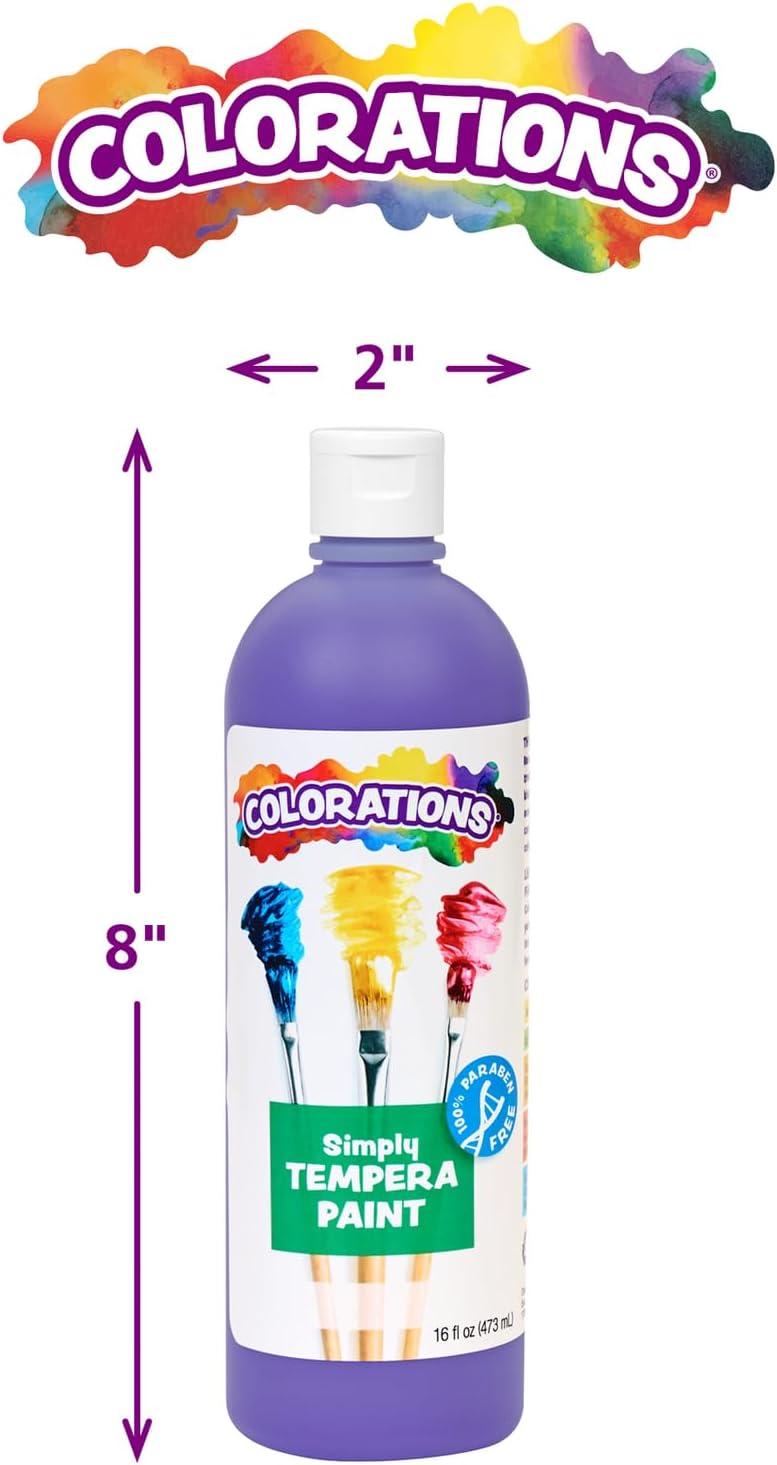 image:imageColorations ParabenFree Tempera Paint for Kids Light Green 16 Ounce Bottle NonToxic and Made in The USATurquoise