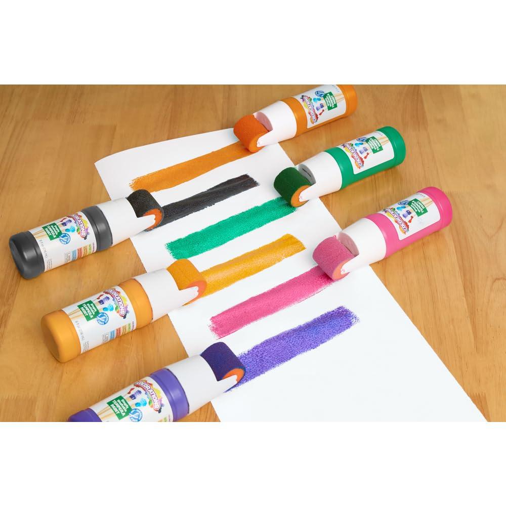 image:imageColorations Simply Washable Tempera Roller Set 12 Colors