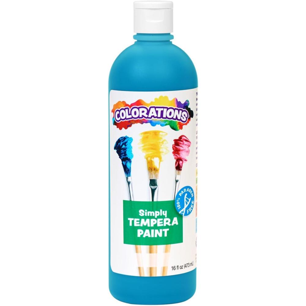 image:imageColorations ParabenFree Tempera Paint for Kids Light Green 16 Ounce Bottle NonToxic and Made in The USATurquoise