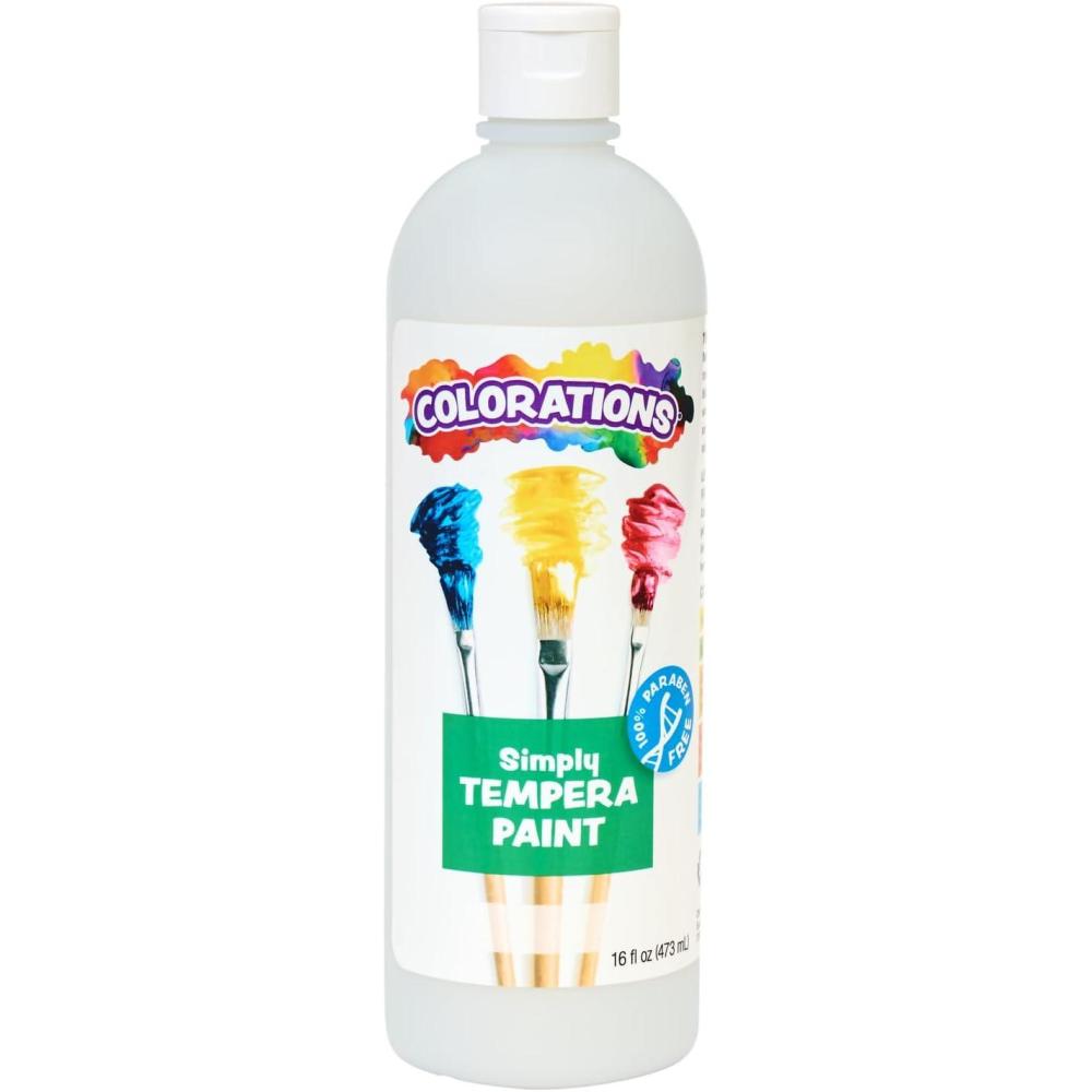 image:imageColorations ParabenFree Tempera Paint for Kids Light Green 16 Ounce Bottle NonToxic and Made in The USAWhite