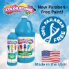 Colorations Paraben-Free Tempera Paint for Kids – Light Green, 16 Ounce Bottle, Non-Toxic and Made in The USA(Assorted  6 Tropical Colors)