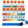 Colorations Simply Washable Tempera Roller Set, 12 Colors
