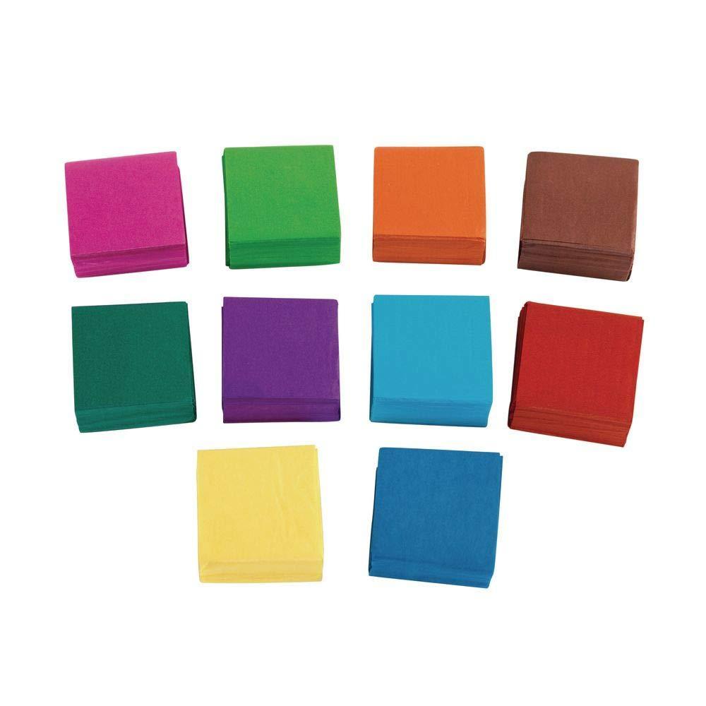 image:imageColorations Mini Bleeding Tissue Art Squares 5000 Squares Art Supplies Craft Projects Childrens Arts and Crafts