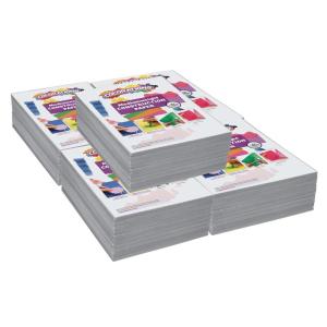 Colorations 9″ x 12″ Mediumweight Construction Paper Pack – 2500 Sheets – White – 78 GSM(Gray)