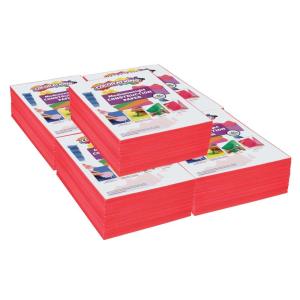 Colorations 9″ x 12″ Mediumweight Construction Paper Pack – 2500 Sheets – White – 78 GSM(Holiday Red)
