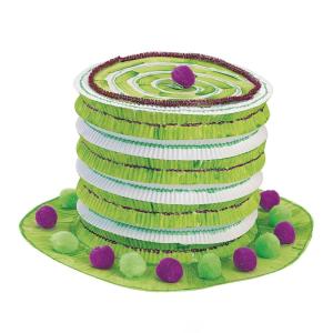 Colorations Kids Decorate Your Own Paper Top Hat Costume Craft Activity and Party Wearable (Item # HATSOFF)