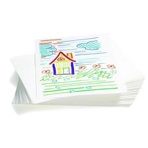 Colorations White Sulphite Paper – 12″ x 18″, 50 lb. (Item # 12SU)