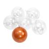 24 Clear round Ornaments, Decorate and Fill Your Own Ornament Spheres, Great Crafting Ideas, Personalized Gift