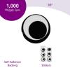 Colorations Black & White Googly Eye Sticker Roll – 1000 Pcs. – Wiggly Eyes, self-Adhesive, for Craft, DIY, Arts & Crafts, for Kids, Create,