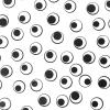 Colorations Black & White Googly Eye Sticker Roll – 1000 Pcs. – Wiggly Eyes, self-Adhesive, for Craft, DIY, Arts & Crafts, for Kids, Create,
