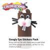 Colorations Black & White Googly Eye Sticker Roll – 1000 Pcs. – Wiggly Eyes, self-Adhesive, for Craft, DIY, Arts & Crafts, for Kids, Create,