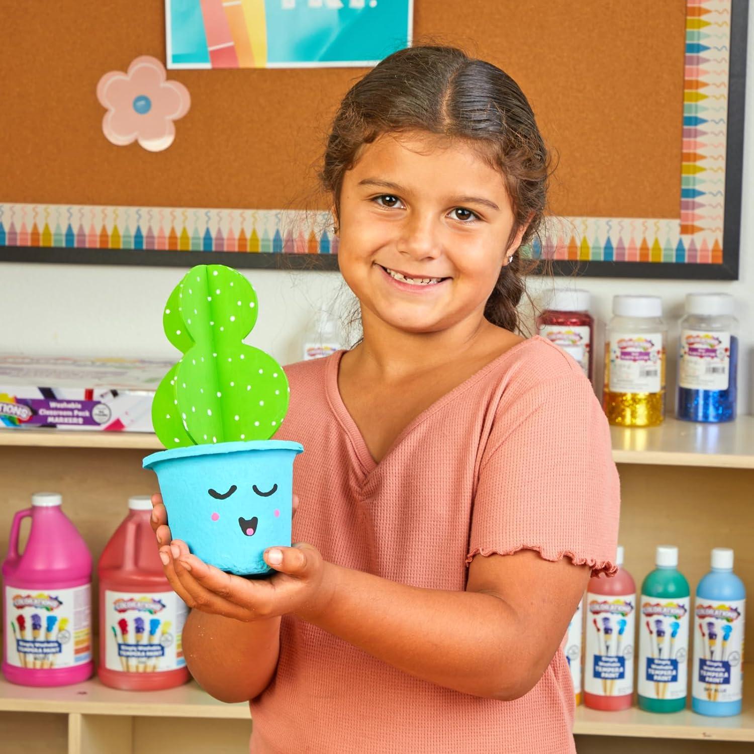 image:imageColorations Decorate Your Own Cactus 12 Piece