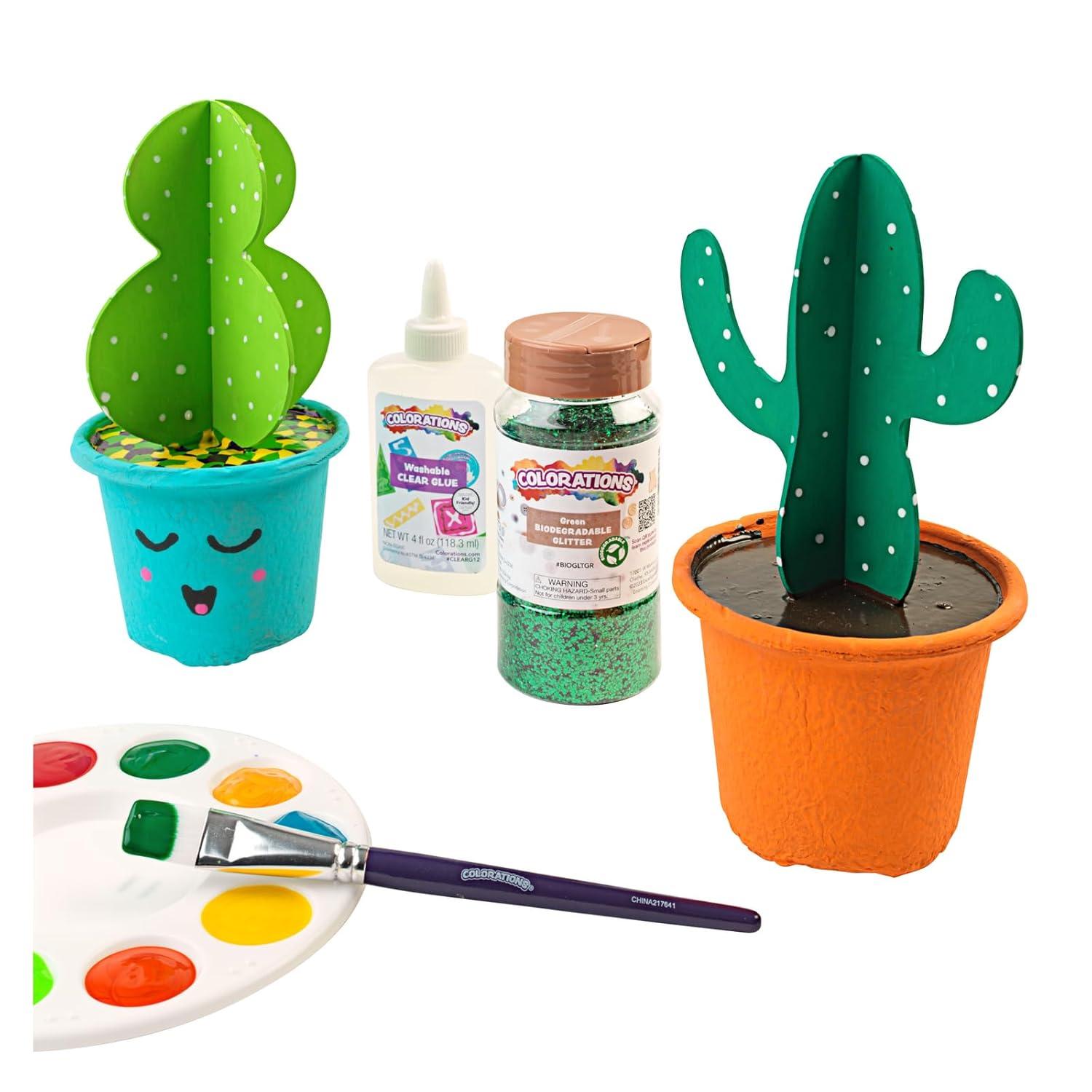 image:imageColorations Decorate Your Own Cactus 12 Piece