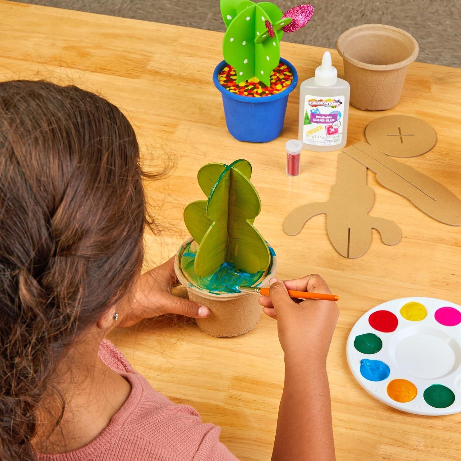 image:imageColorations Decorate Your Own Cactus 12 Piece