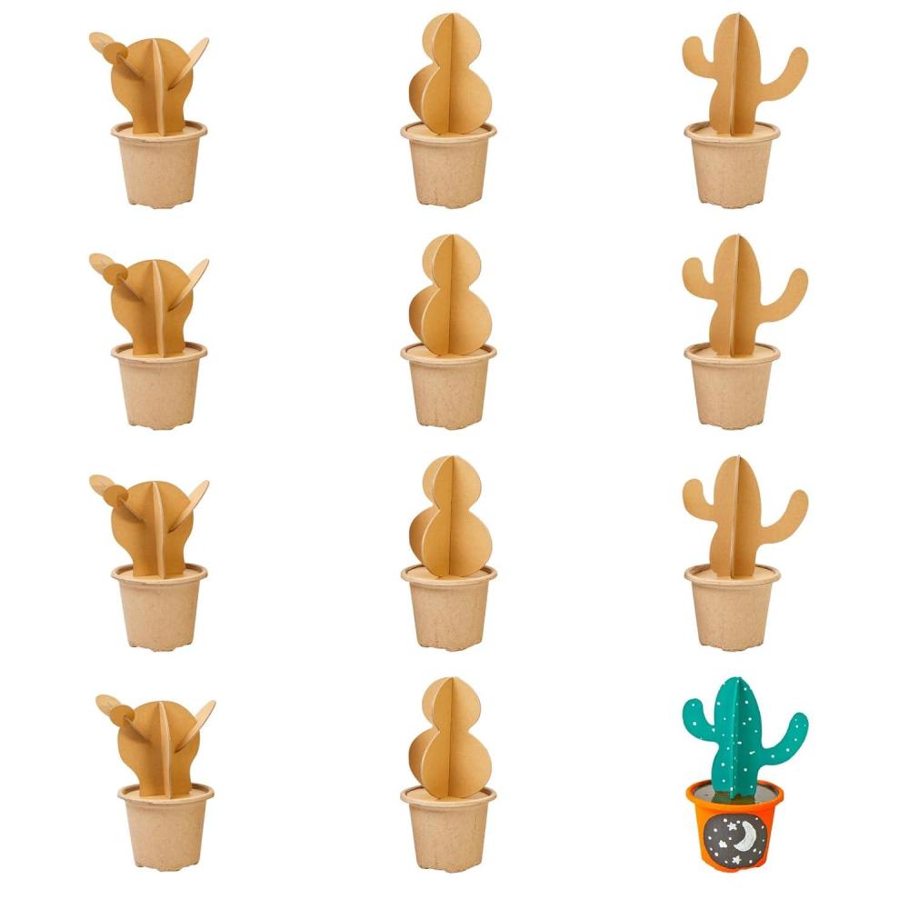 image:imageColorations Decorate Your Own Cactus 12 Piece