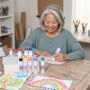 Colorations Senior Arts and Crafts Bundle – Washable Dabber Dot Markers and Ultimate Art Paper Set – Occupational Therapy Activities for Seniors, Fine Motor Rehabilitation, Easy Grip Painting Supplies
